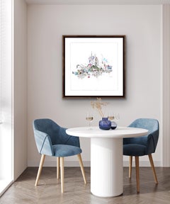 Tokyo Lights, Contemporary Cityscape Print, Japanese Cityscape Print