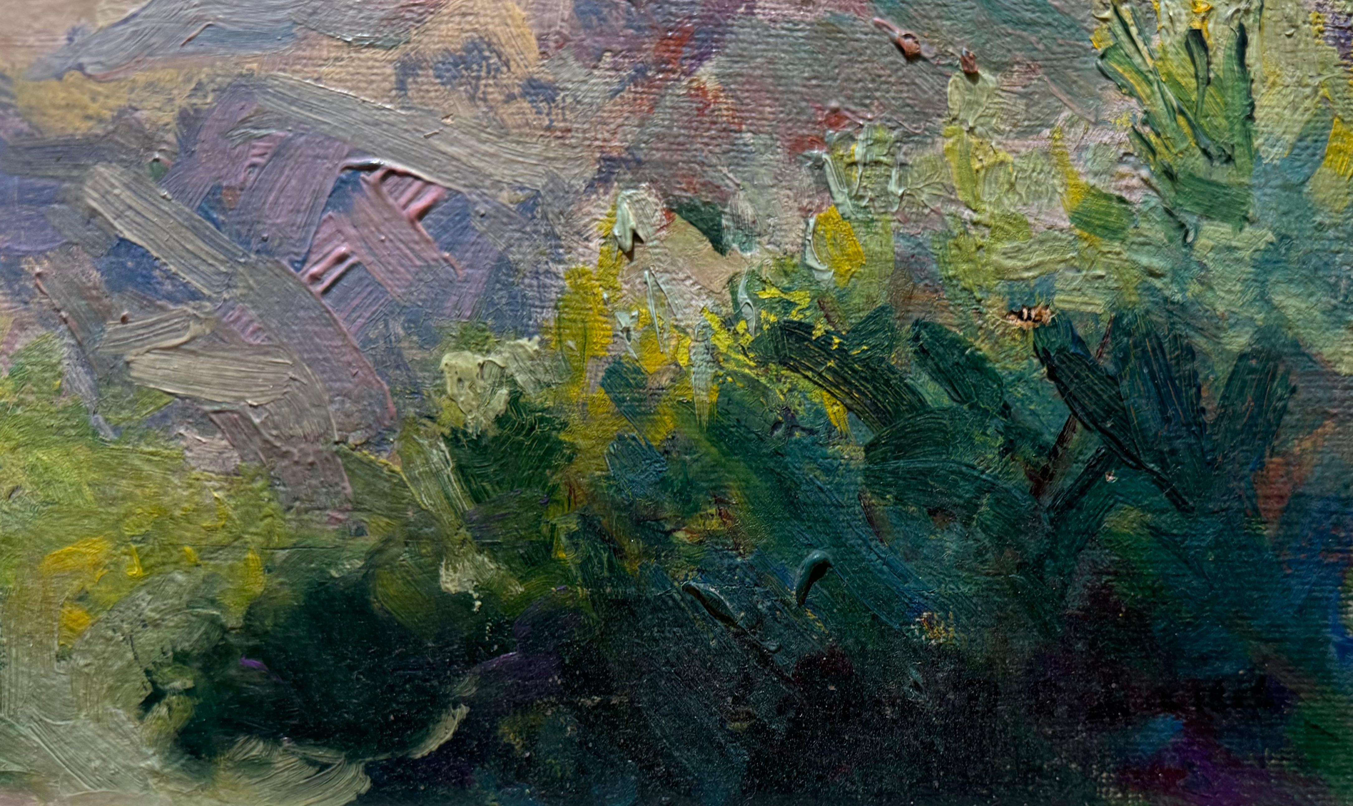 American Female Impressionist Coastal Landscape Painting 1