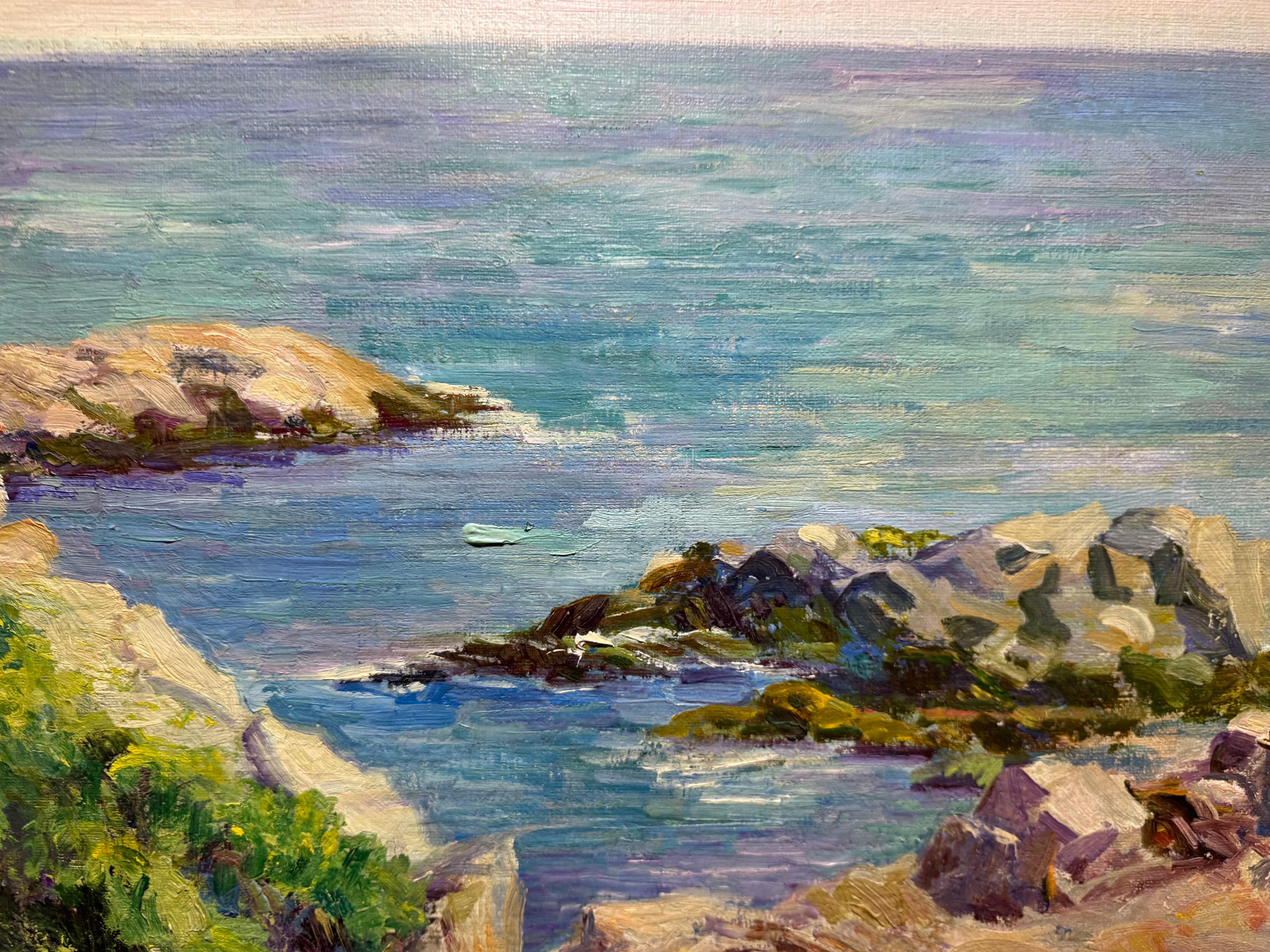 American Female Impressionist Coastal Landscape Painting 2
