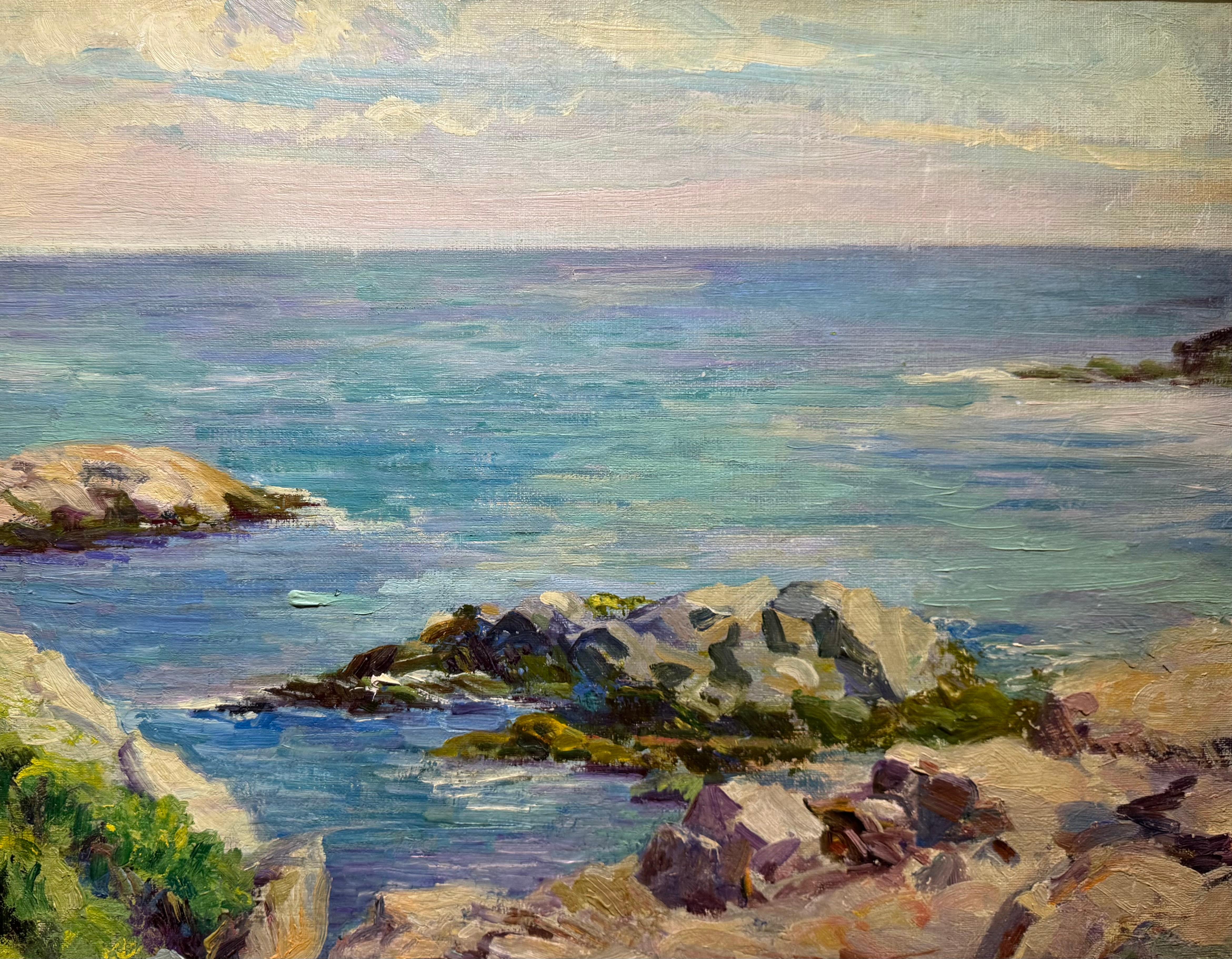 American Female Impressionist Coastal Landscape Painting 3