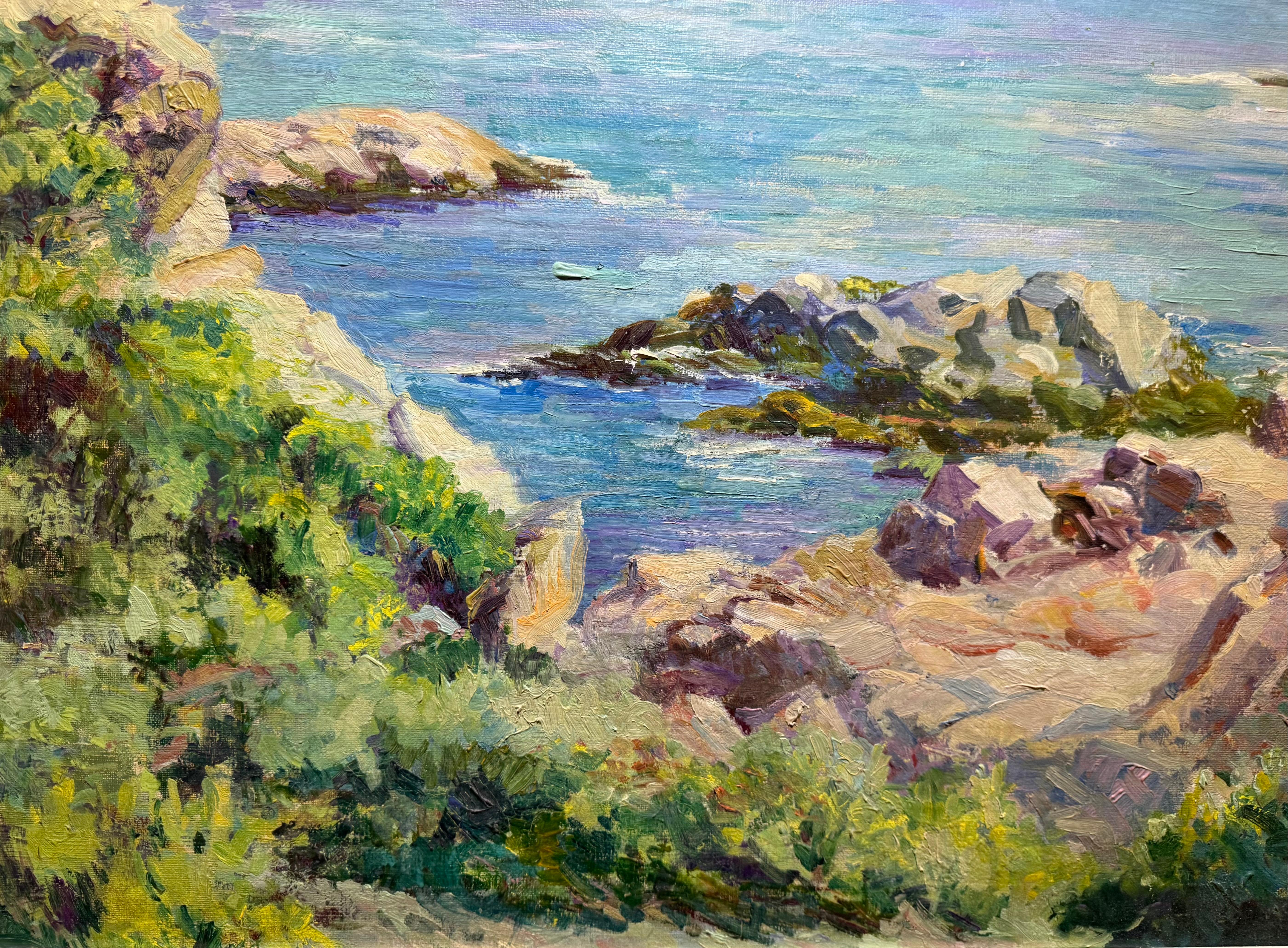 American Female Impressionist Coastal Landscape Painting 4