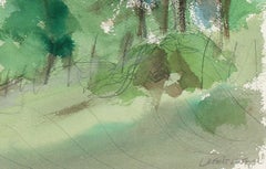 1972 Plein Air Watercolor, Columbia, Ca