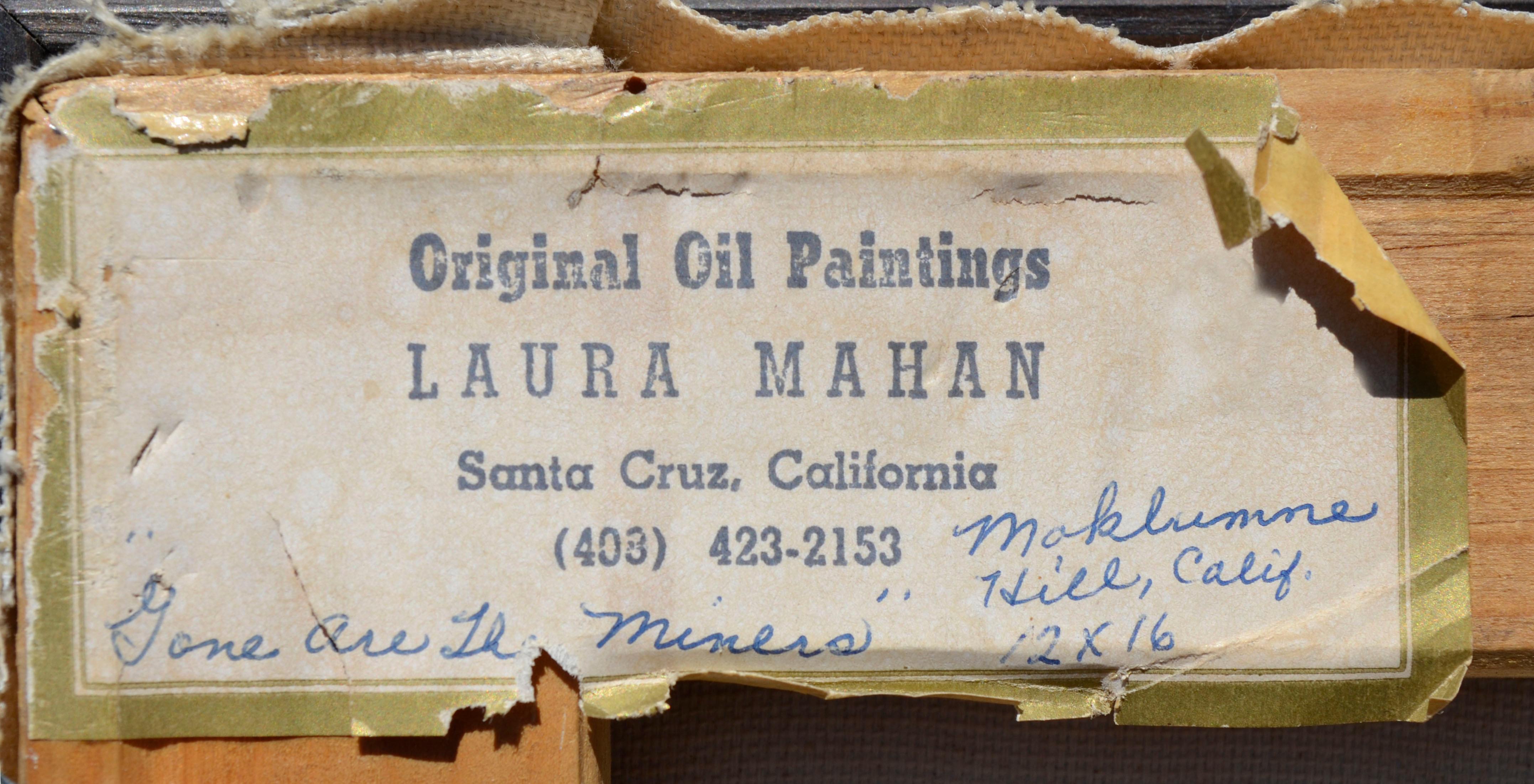 Mokelumne Hill, California Landscape - American Impressionist Painting by Laura Mahan