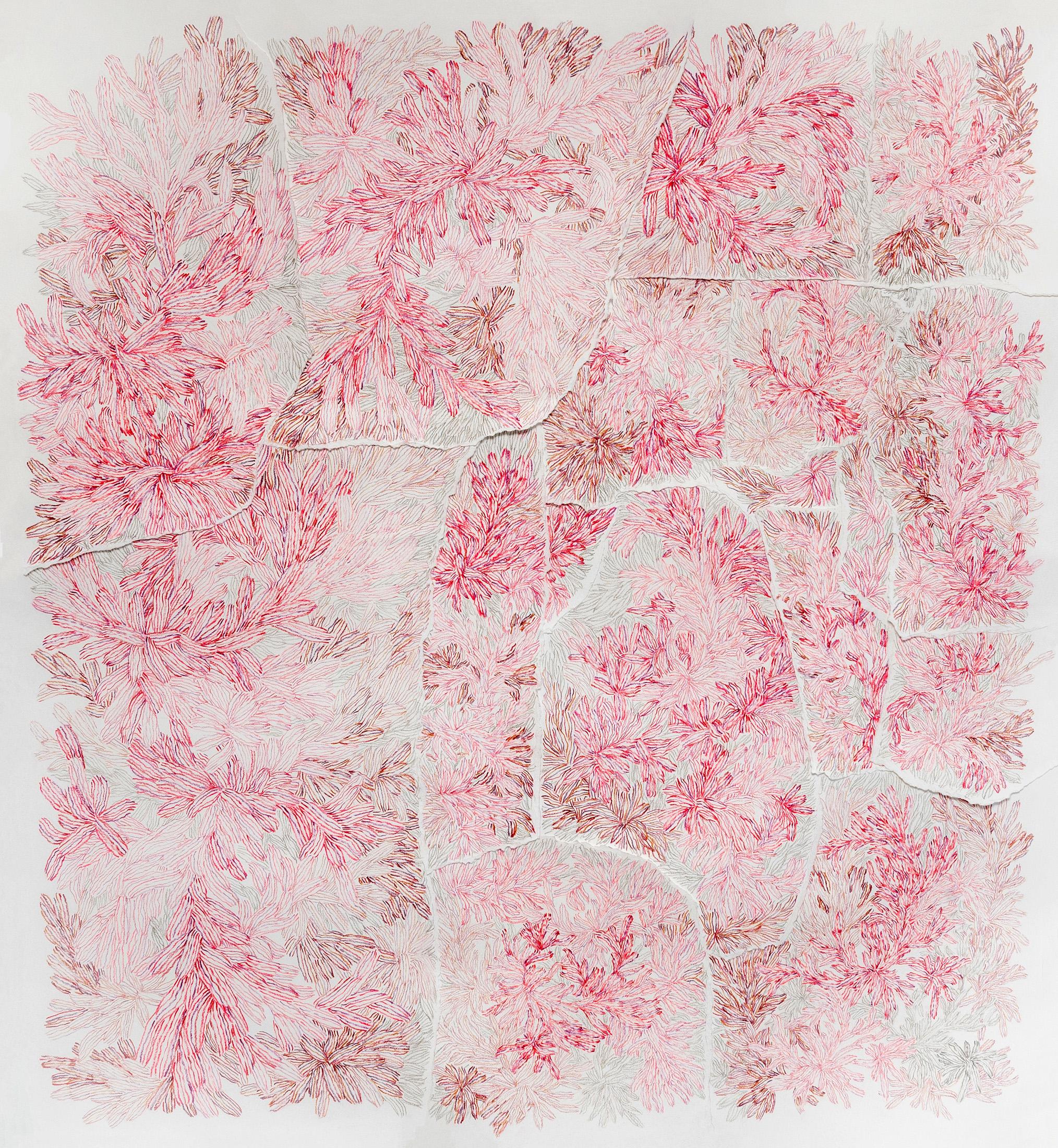 Laura Manino Figurative Painting – Hiper Organico 16