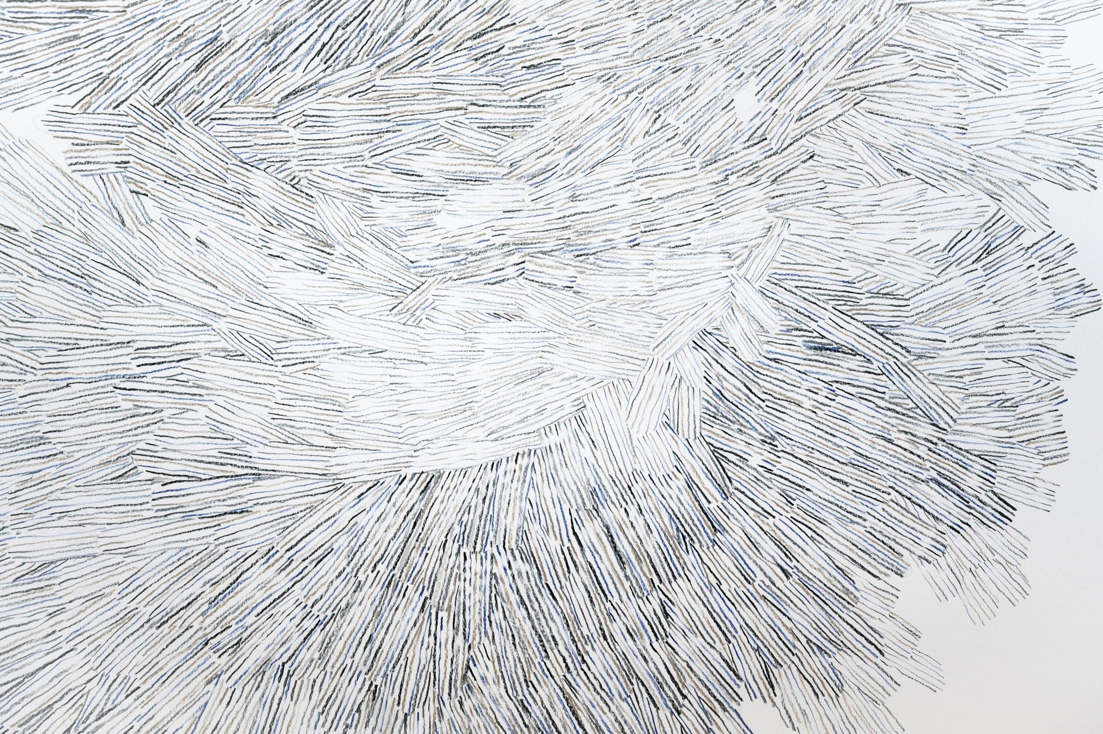 Hiper Organico 17 (Grau), Figurative Painting, von Laura Manino
