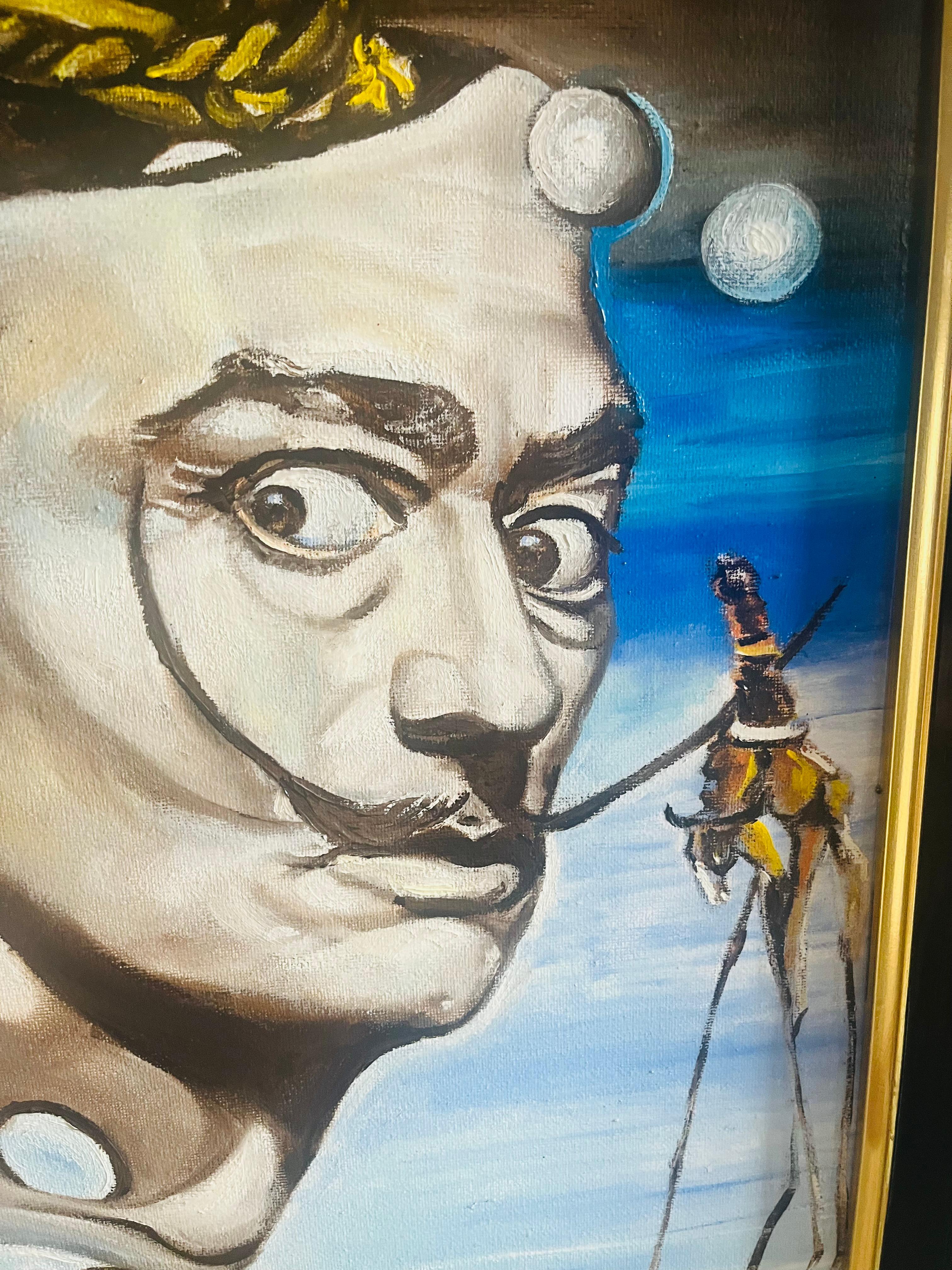               **ANNUAL SUPER SALE UNTIL APRIL 15TH ONLY**
*This Price Won't Be Repeated Again This Year - Take Advantage Of It*

'Saving Salvador' by Laura Mass is a flip portrait of the one and only Salvador Dali; making his portrait with super