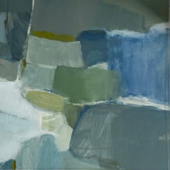 Building Blocks by Laura McCarty, Large Framed Contemporary Abstract Canvas