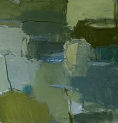 Leave the Pieces by Laura McCarty, Large Framed Contemporary Abstract Canvas