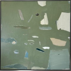 Shifting Sails di Laura McCarty, grande quadro astratto incorniciato con Greene & Greene