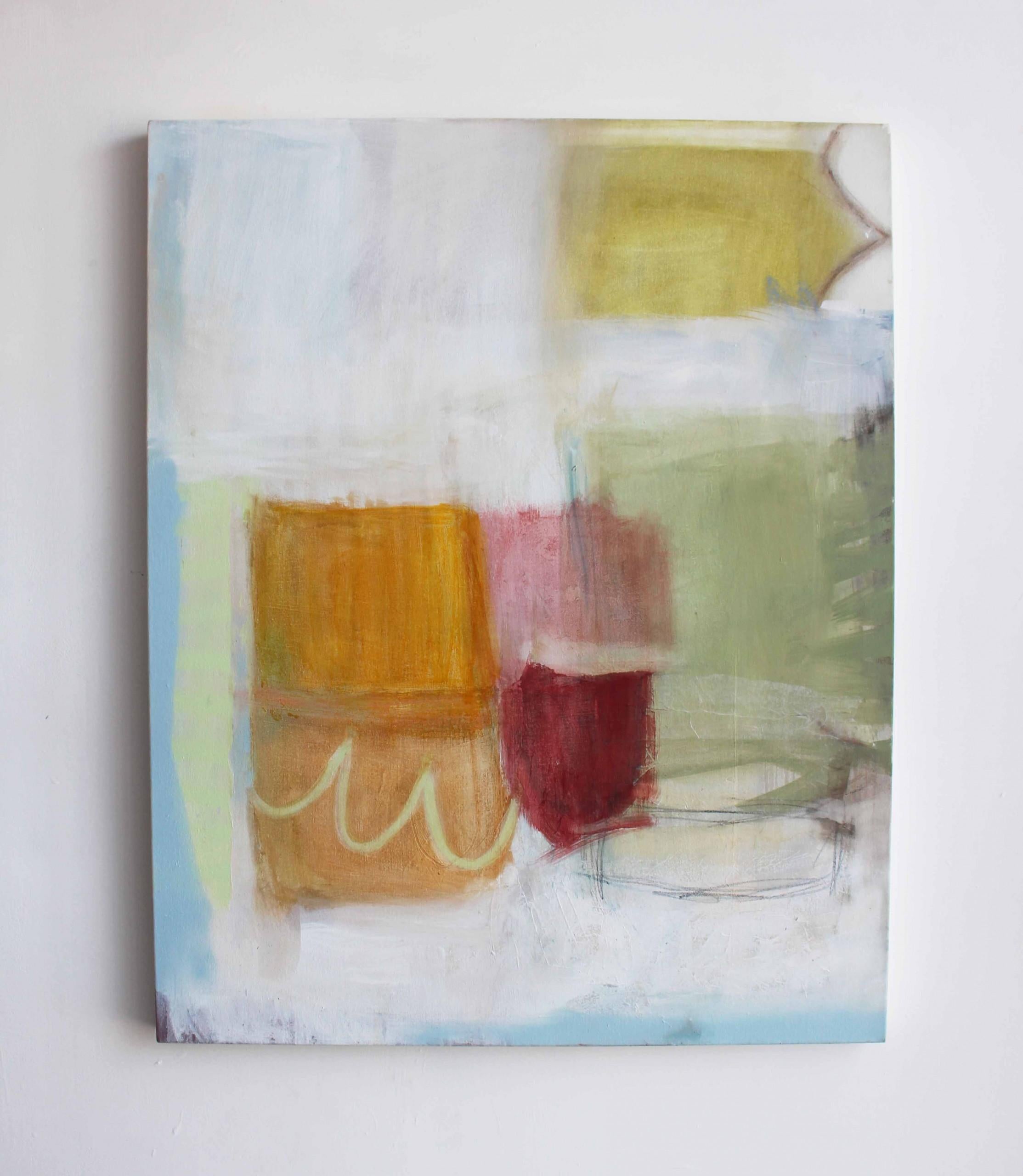 Diptychon „Awakening and In This Moment“, Originalgemälde, Abstrakt im Angebot 2