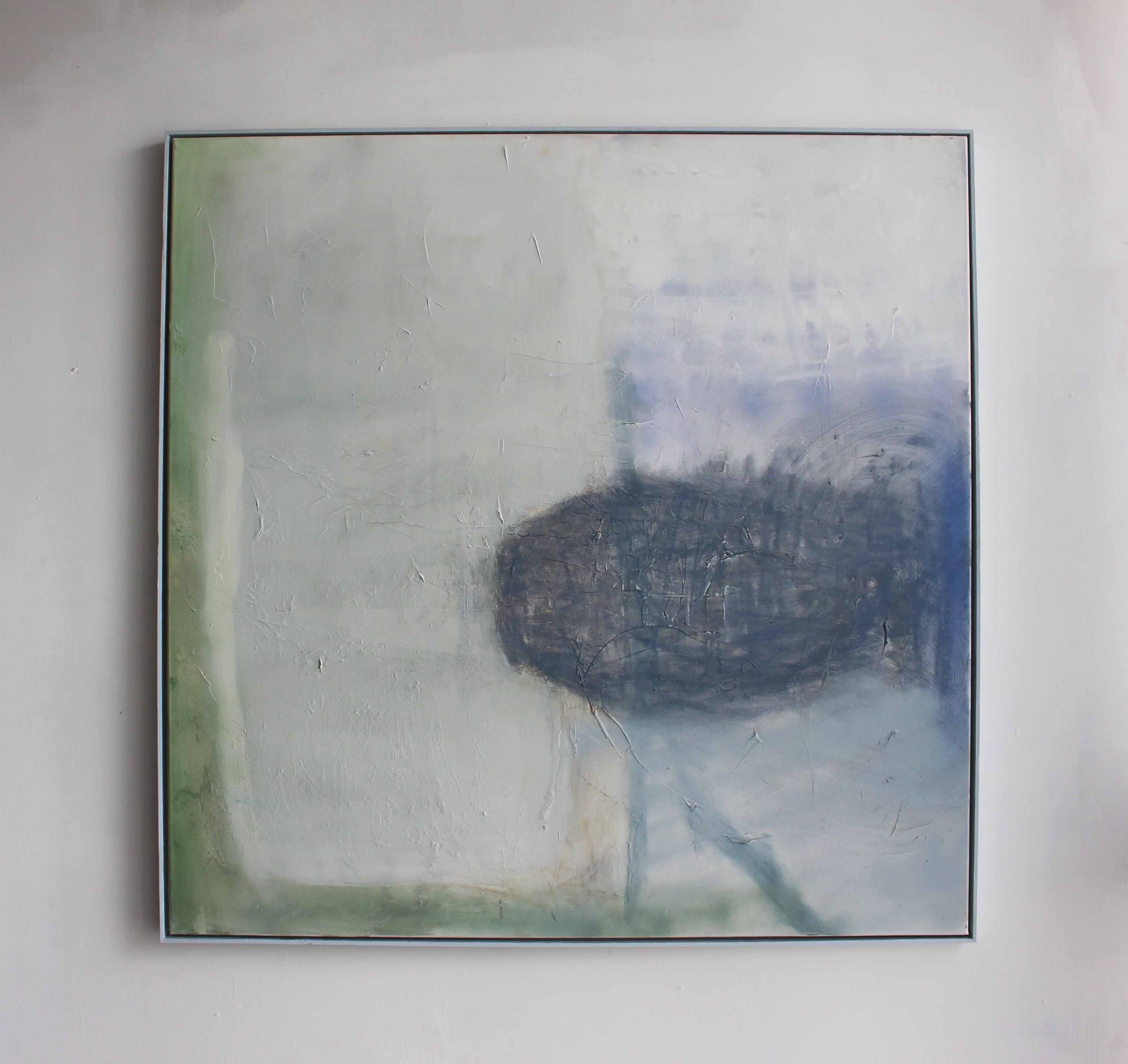 A soft and calm mixed media painting inspired by the Cornish Coast. The painting comes professionally framed and is signed and titled on the reverse. Painting by Laura Menzies.
Laura Menzies, contemporary British painter, is available online and in
