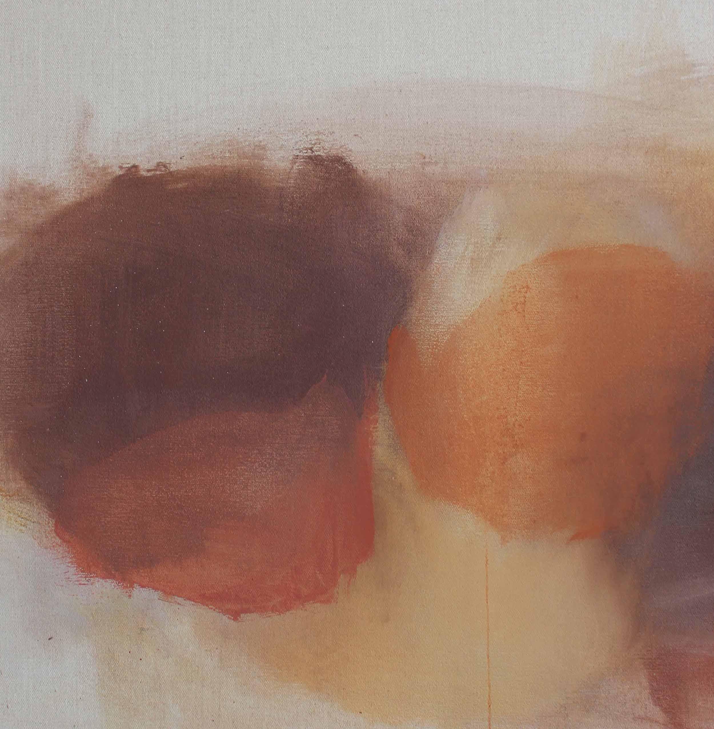 Mareas cambiantes, arte abstracto, arte original, arte de colores otoñales - Painting Abstracto de Laura Menzies