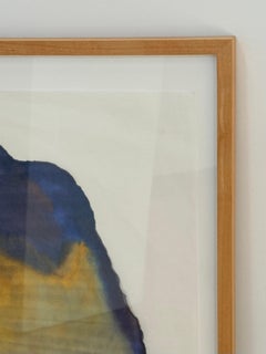 A Mineral Exoskeleton - Contemporary Abstract Geology Encaustic Monotype, 2024