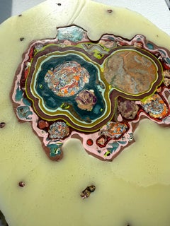 Thufa Four - Contemporary Abstract Geology Encaustic Beeswax Sculpture, 2025