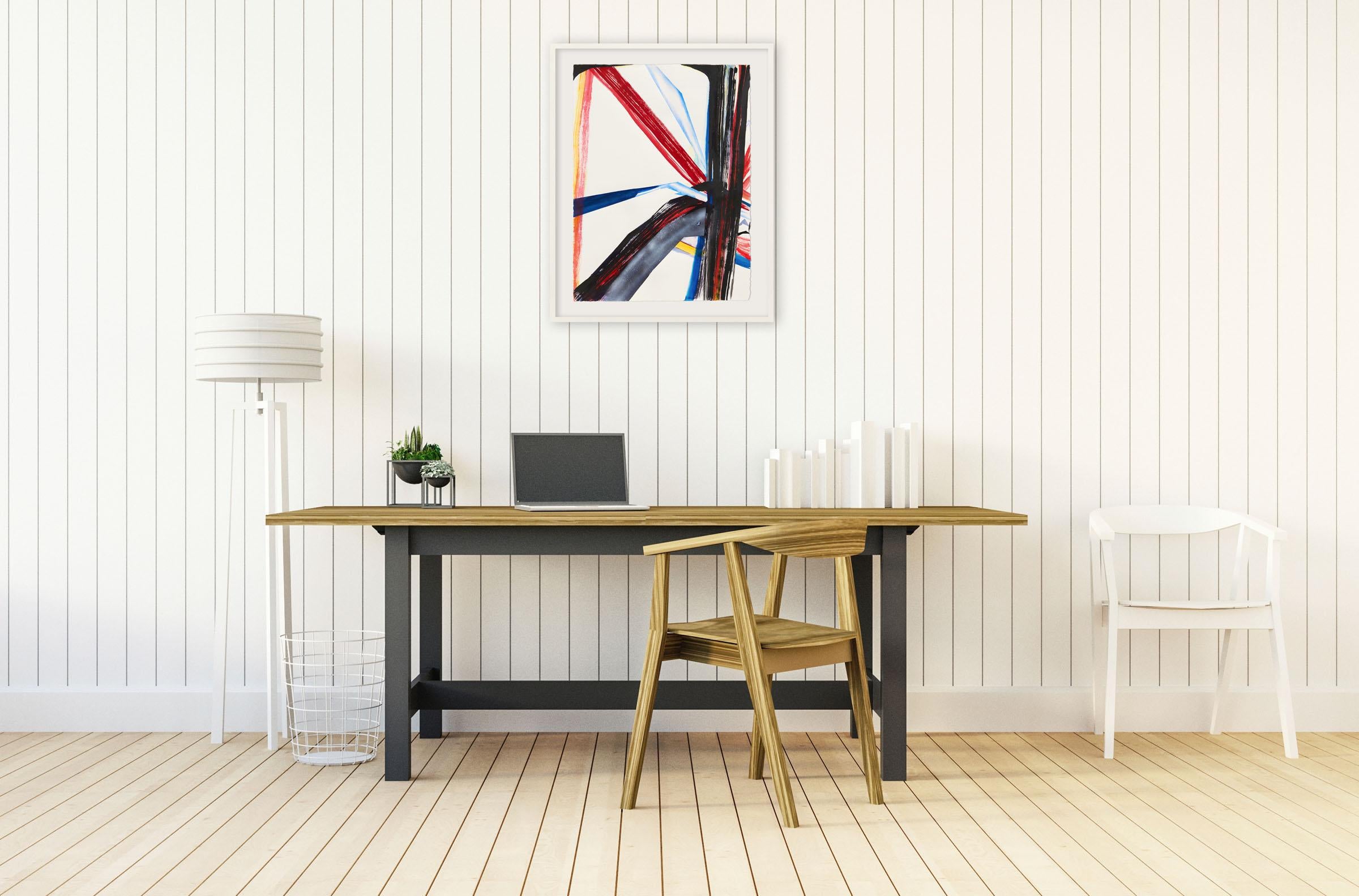 Jette 3 (Pittura astratta) - Painting di Laura Newman