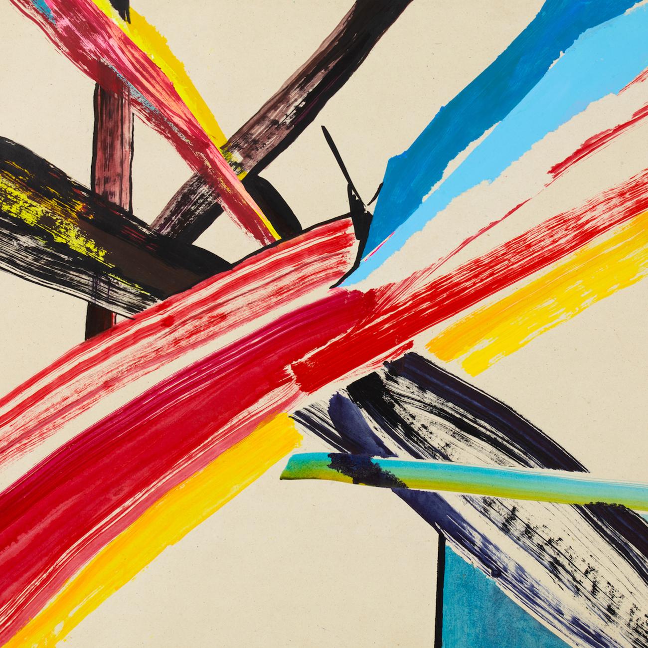 Impalcatura (Pittura astratta) - Painting Astratto di Laura Newman