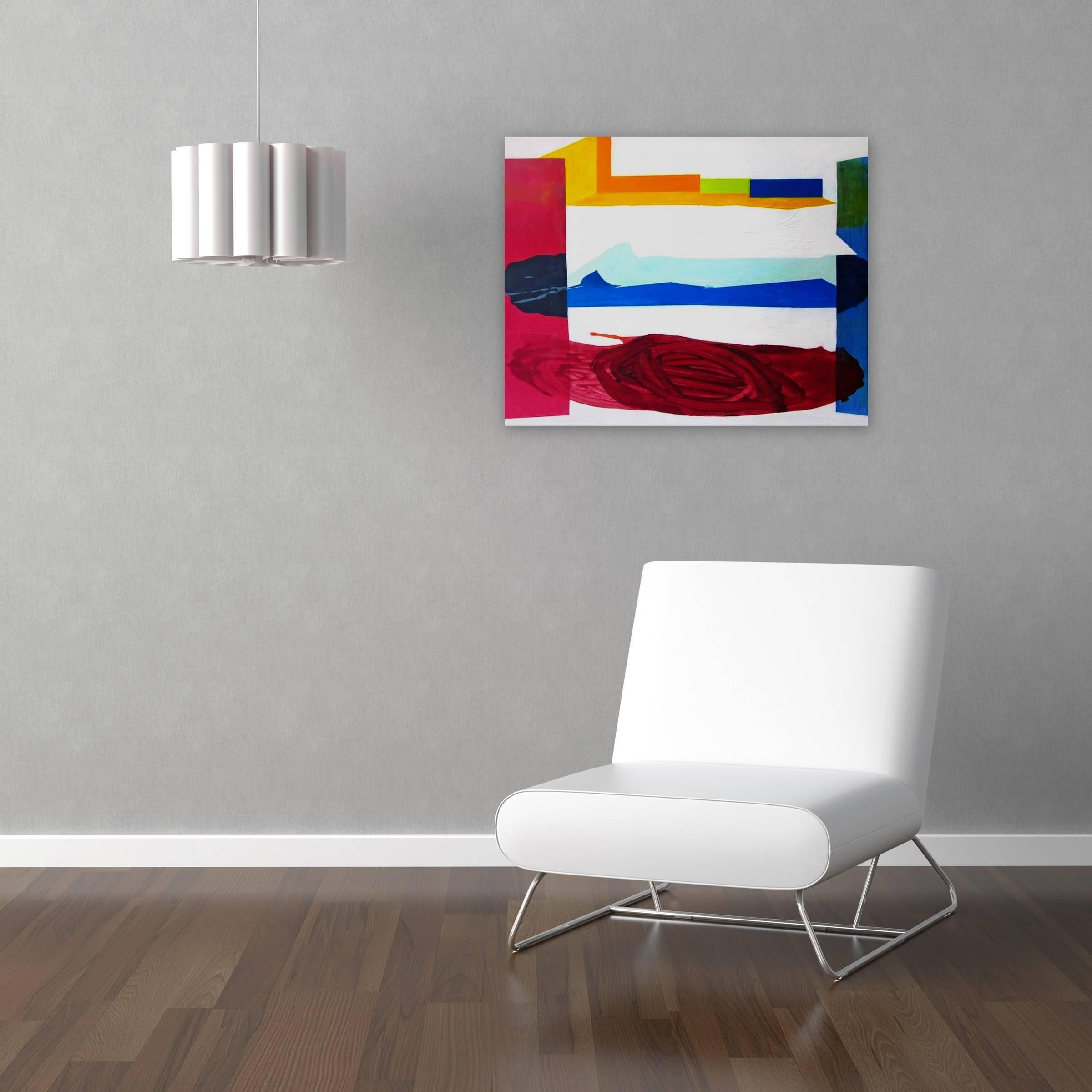 Span (pittura dell'Espressionismo astratto) - Painting di Laura Newman
