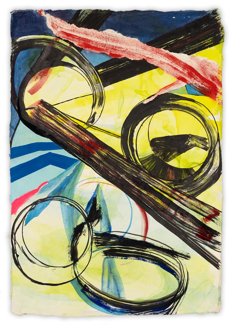 Laura Newman Abstract Painting – Kugeln (Abstrakte Malerei)