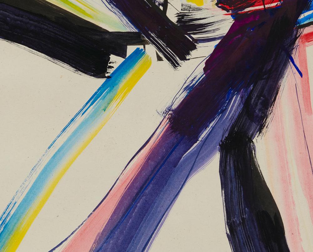 Tango (pittura astratta) - Painting Astratto di Laura Newman