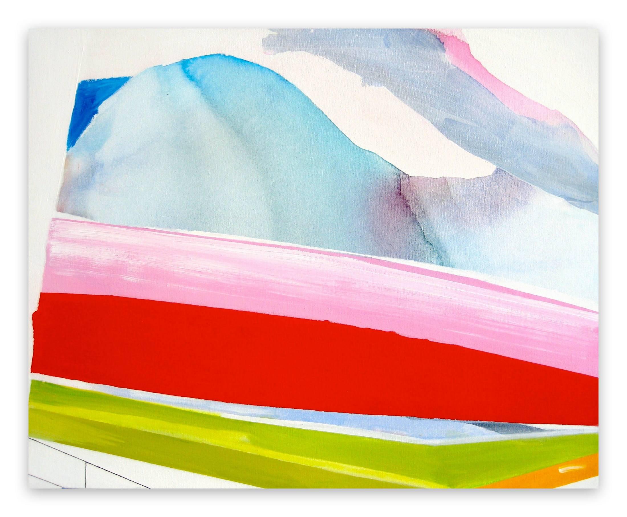 Abstract Painting di Laura Newman - Piattaforma di osservazione (dipinto dell'Espressionismo astratto)