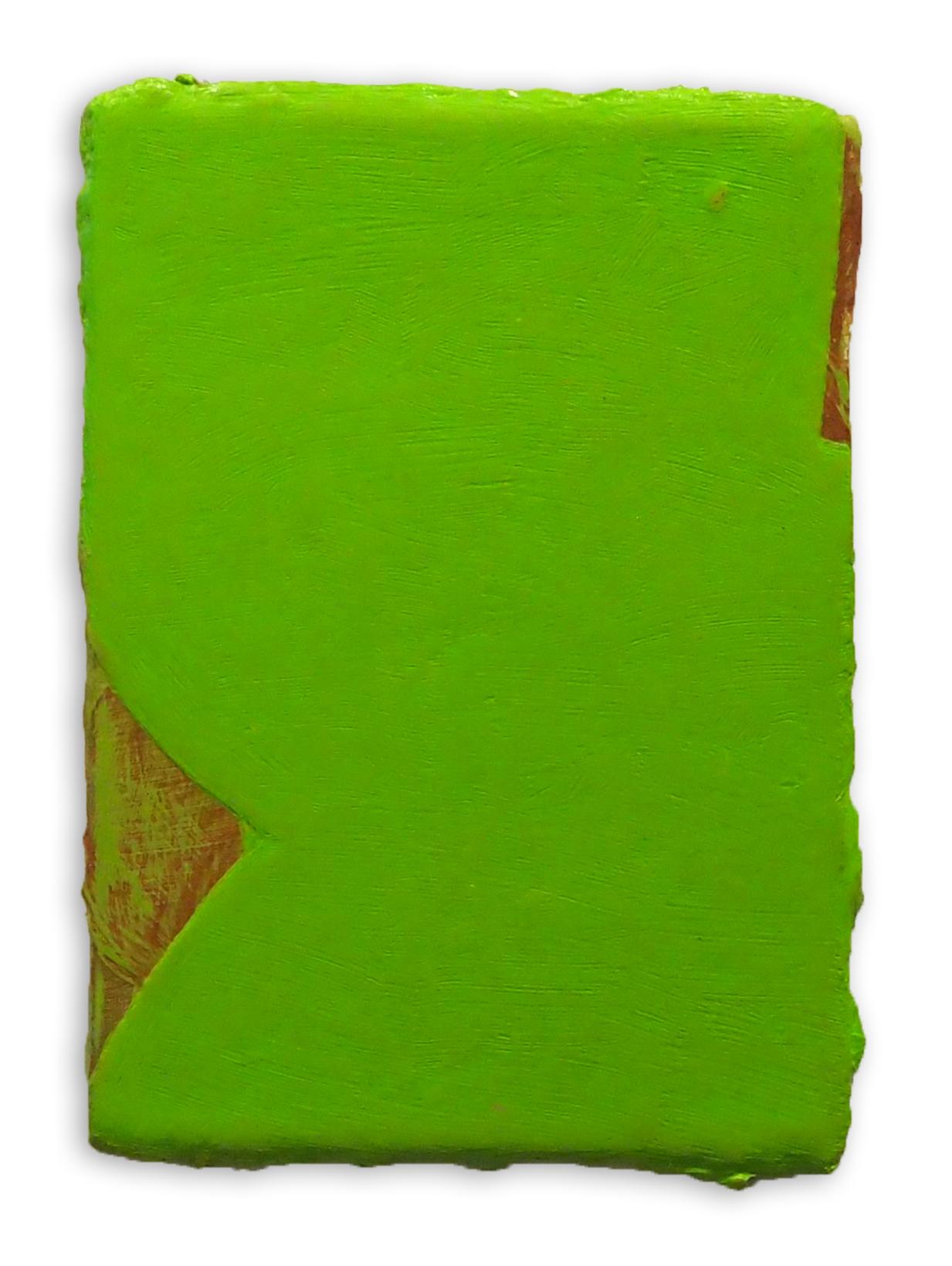 Small Series: Green #233 - Painting by Laura Nugent