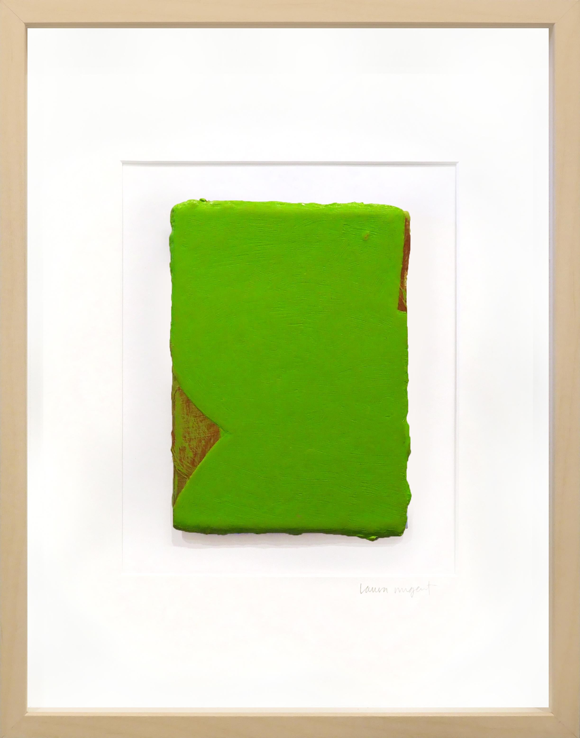 Laura Nugent Abstract Painting - Small Series: Green #233