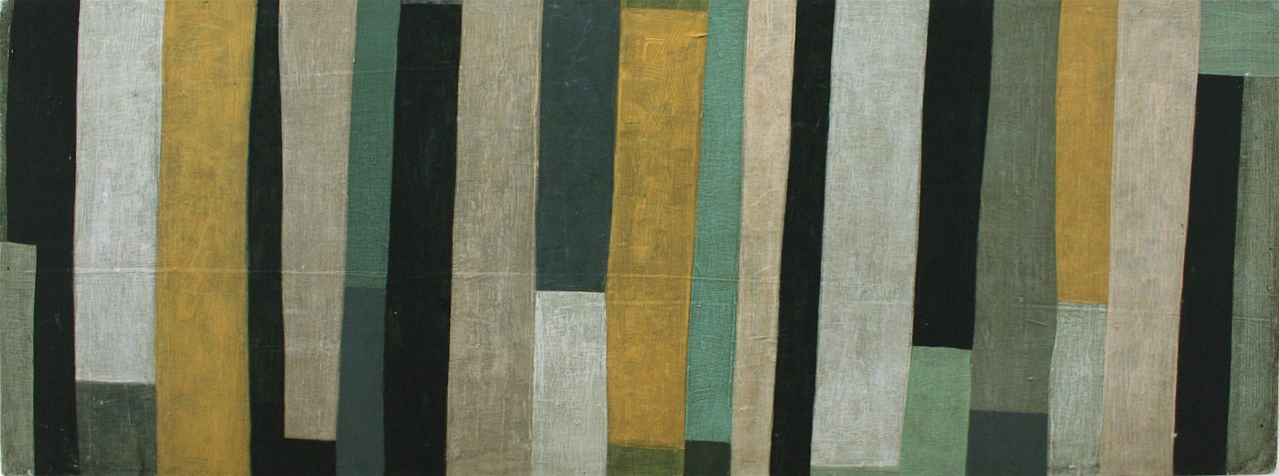 Laura Nugent Abstract Painting – Entfernter Winter