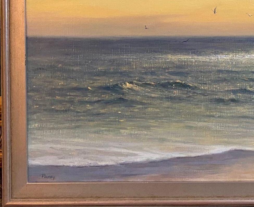 Sun Streaming, 24x30 original impressionist marine landscape For Sale 5