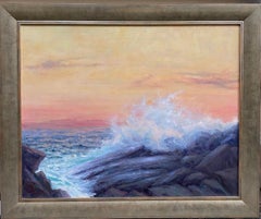 Sunset Serenade, original 24x30 impressionist marine landscape