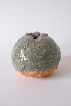 Scultura in ceramica in miniatura con smalto, Laura Pasquino - 'Celadon 8'