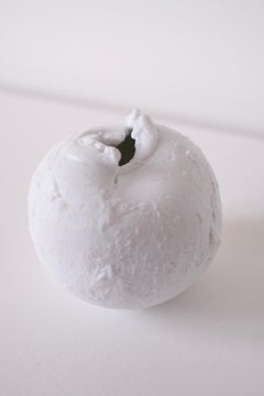 Piccola scultura in ceramica con texture, Laura Pasquino - 'Super White 4' Miniatura