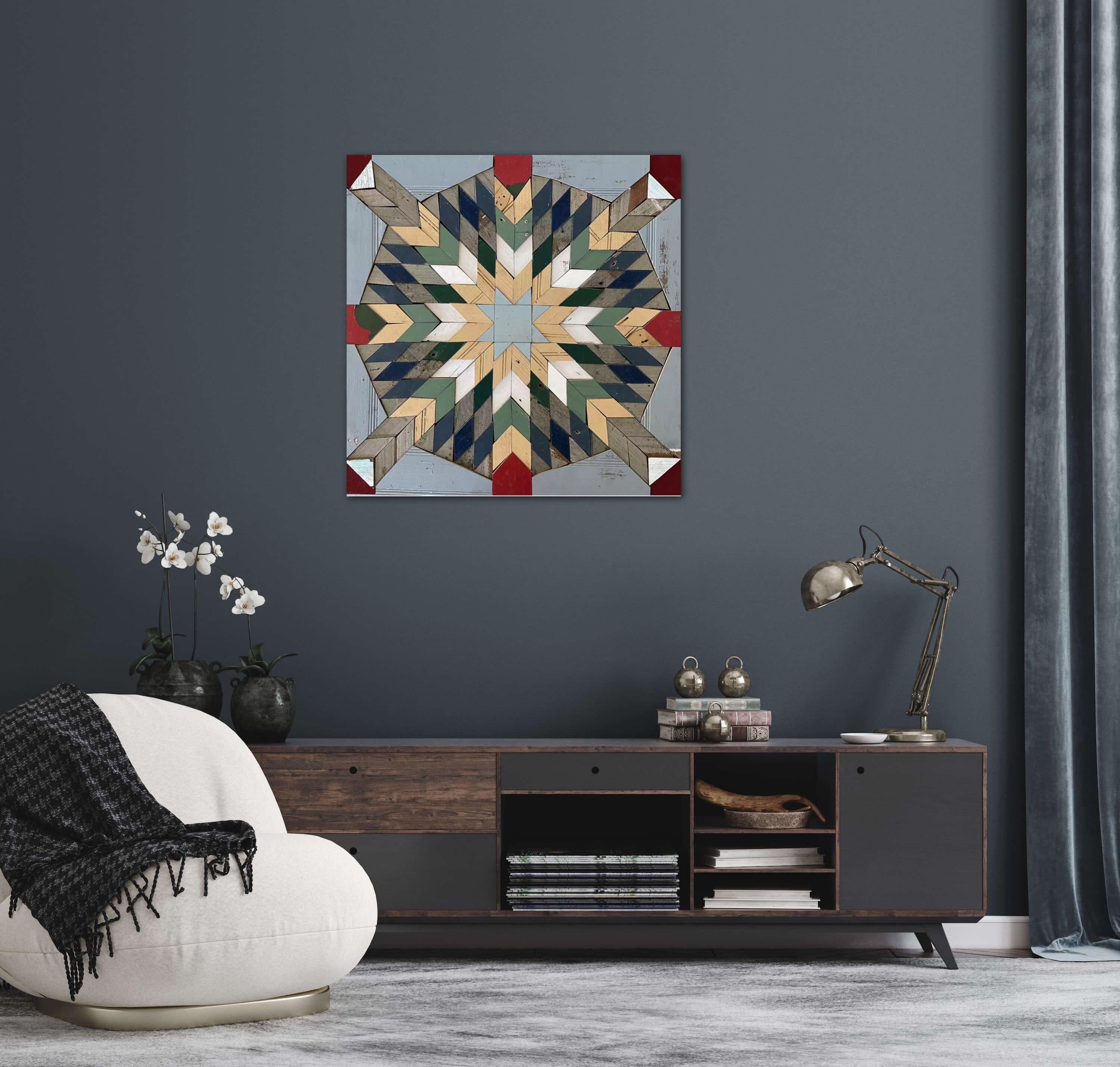 Durante la creazione di questo pezzo, molti pensieri hanno danzato nella mia testa. Ho scelto la stella come elemento visivo dominante, ispirandomi al fascino senza tempo dell'umanità nei confronti del cielo notturno e della guida che si trova nelle