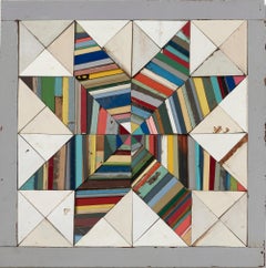 A Star is Born - Salvaged Reclaimed Wood Wall Sculpture, 2022