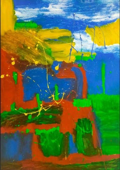 Paysage - Acrylique sur toile de Laura Placa - 2021