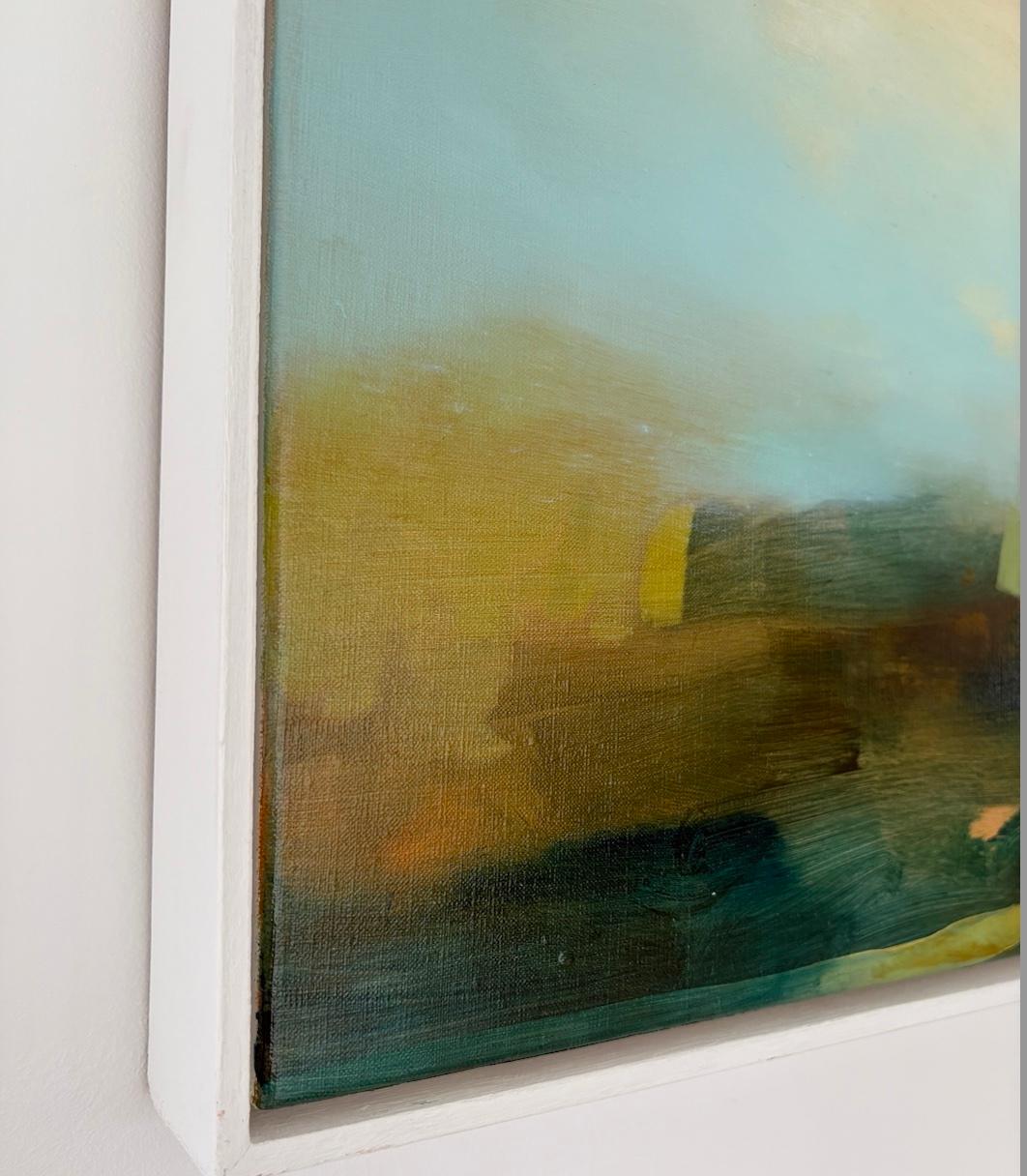 Tide of Leaving, original gemälde, landschaft, zeitgenössisch (Abstrakt), Painting, von Laura Rich