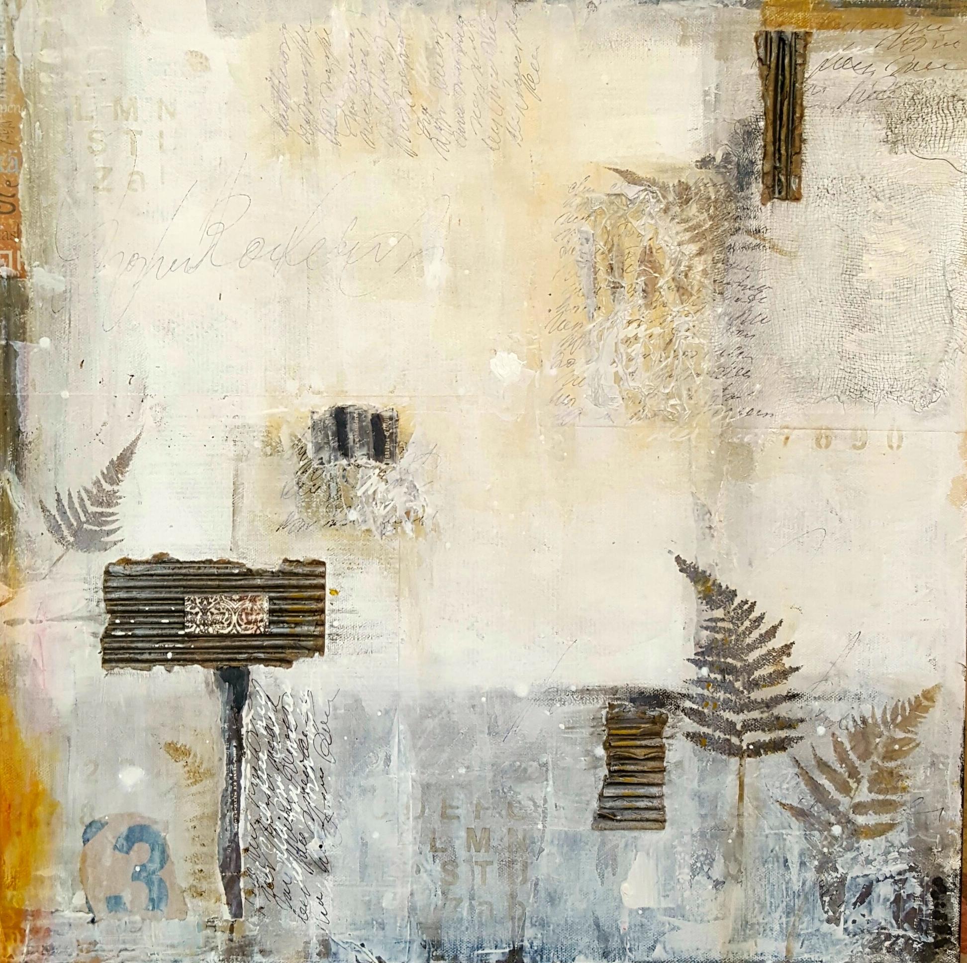 Recuerdos, Técnica mixta sobre lienzo