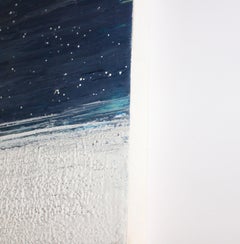 Silent Night, Mixed Media auf Holzplatte