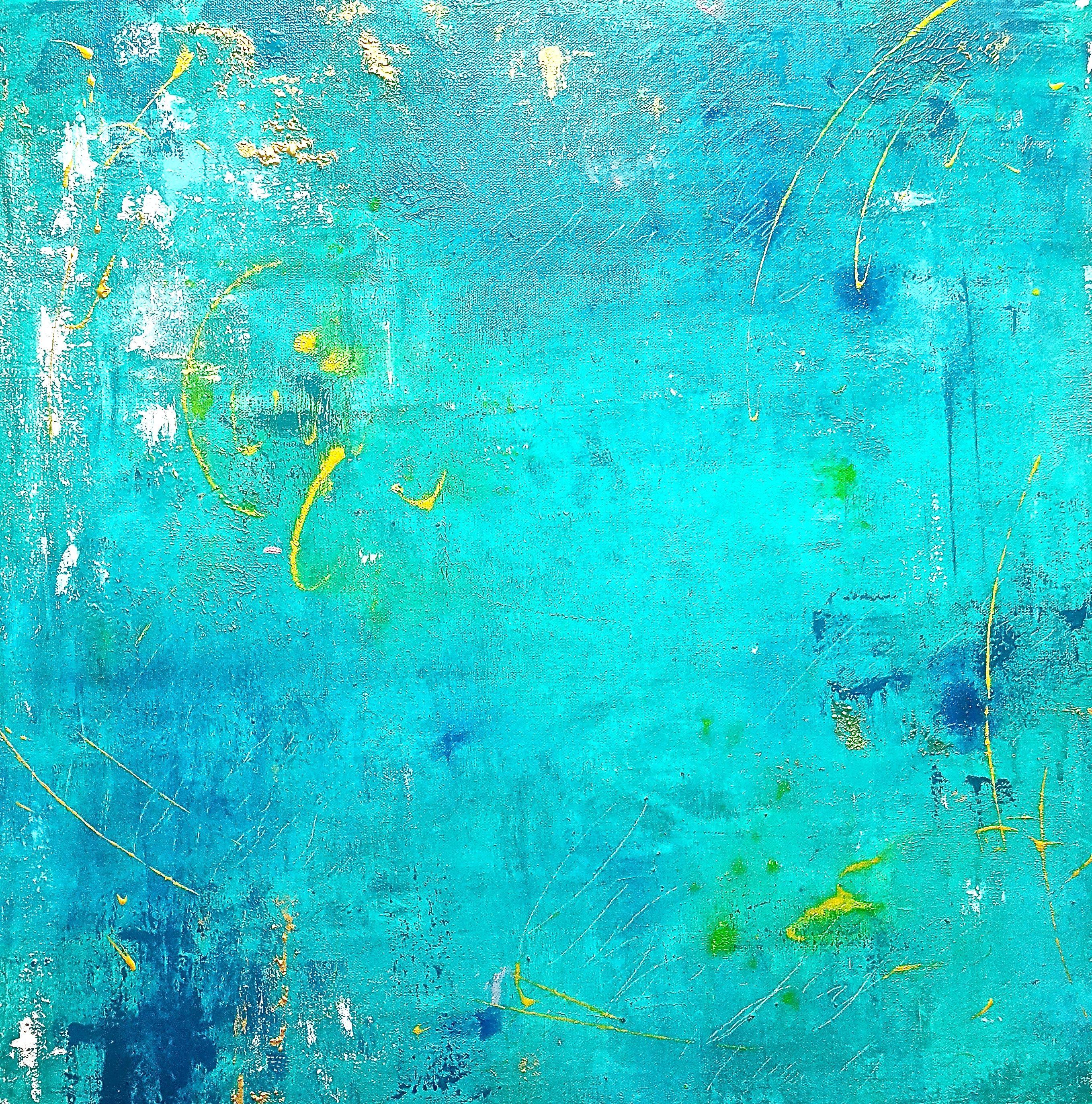 Laura Spring Abstract Painting - "A Year of Love", Painting, Acrylic on Canvas