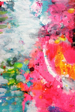 Aves del paraíso 1, Pintura, Acrílico sobre papel