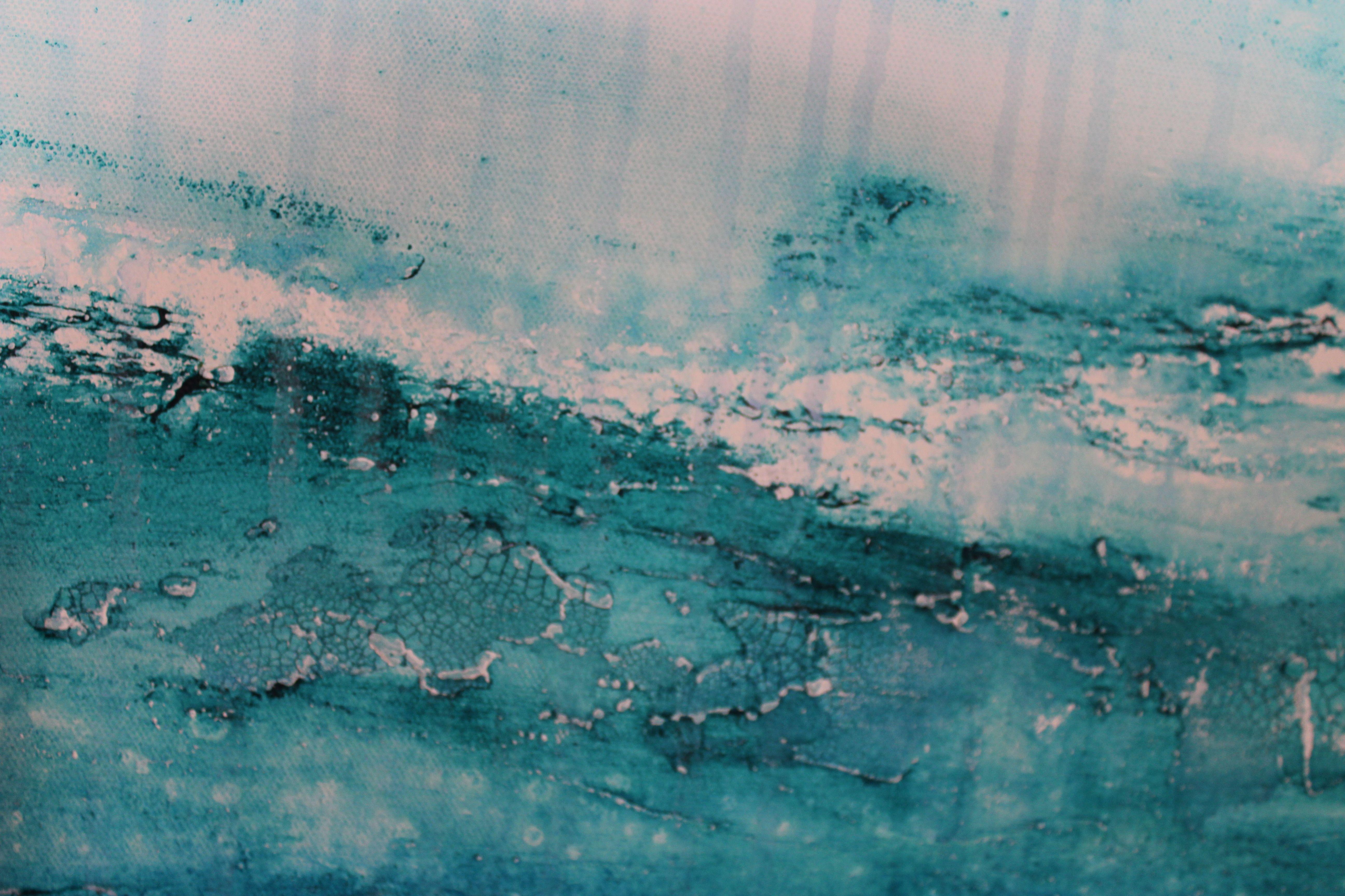 Breezy, Pittura, Acrilico su tela - Painting di Laura Spring