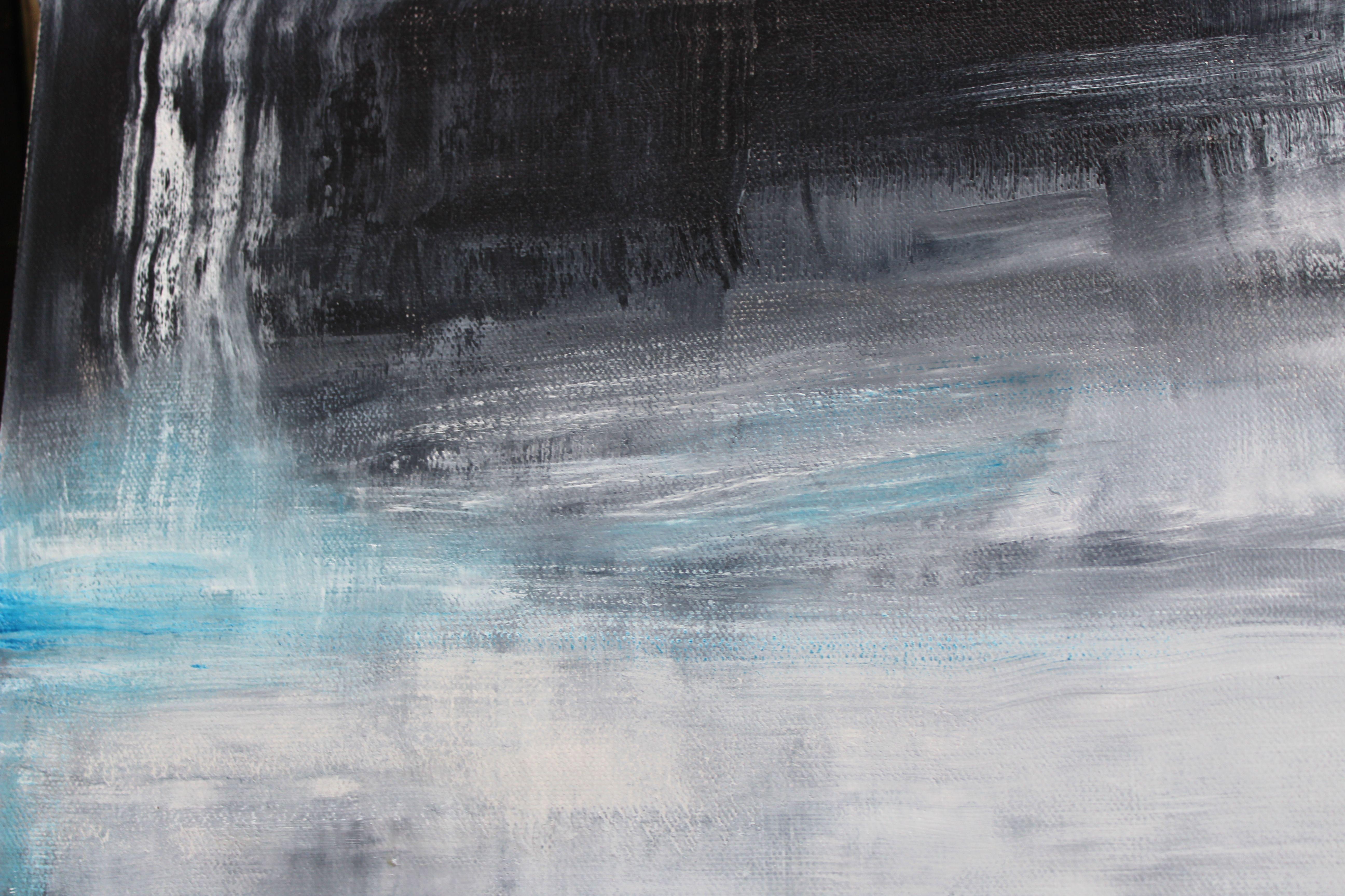Moving through Winter, Gemälde, Öl auf Leinwand – Painting von Laura Spring
