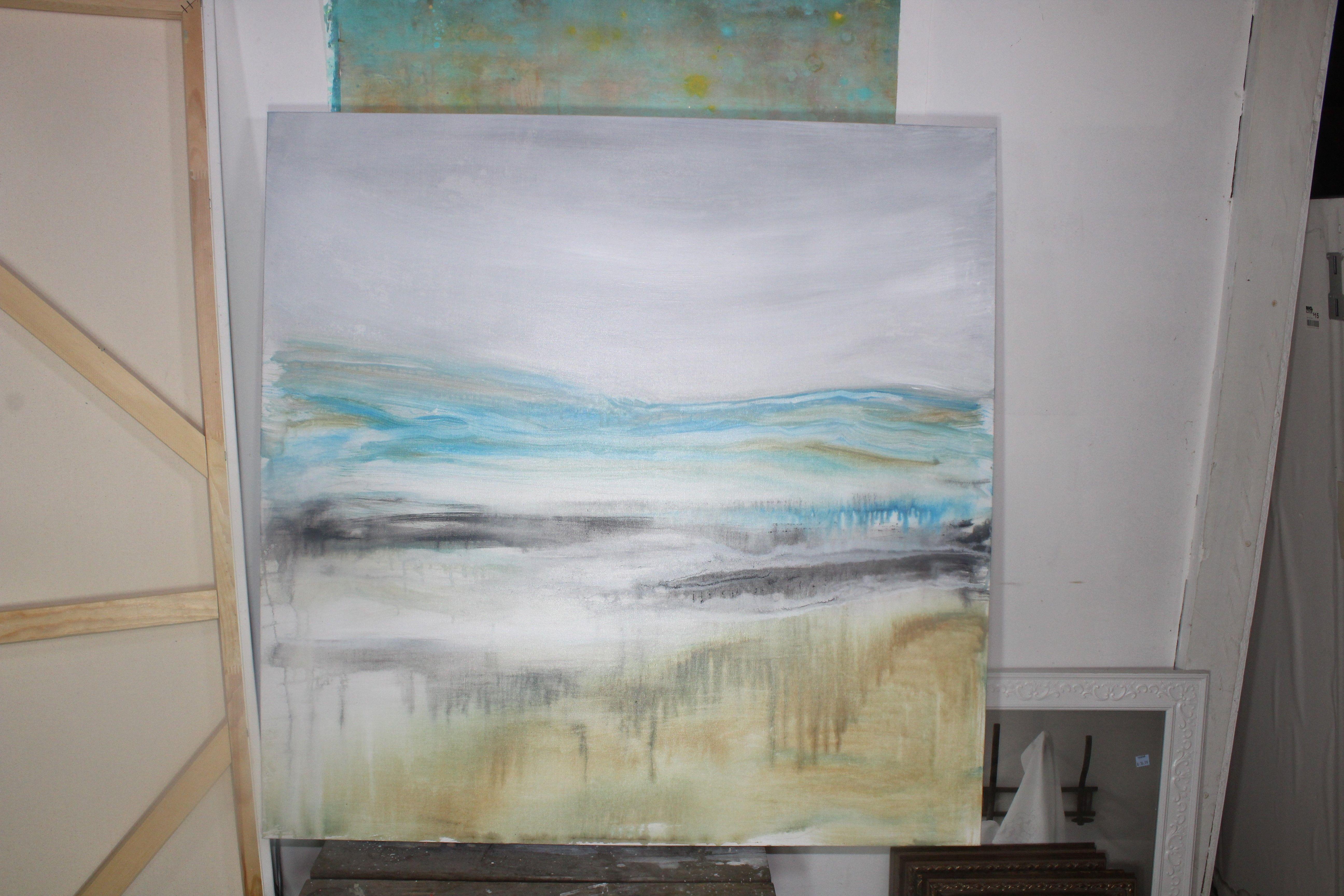 Tous ceux qui errent ne sont pas perdus, Peinture, Acrylique sur toile - Minimaliste Painting par Laura Spring