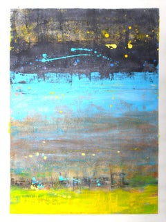 On the surface 7, Painting, Acrylic on Paper