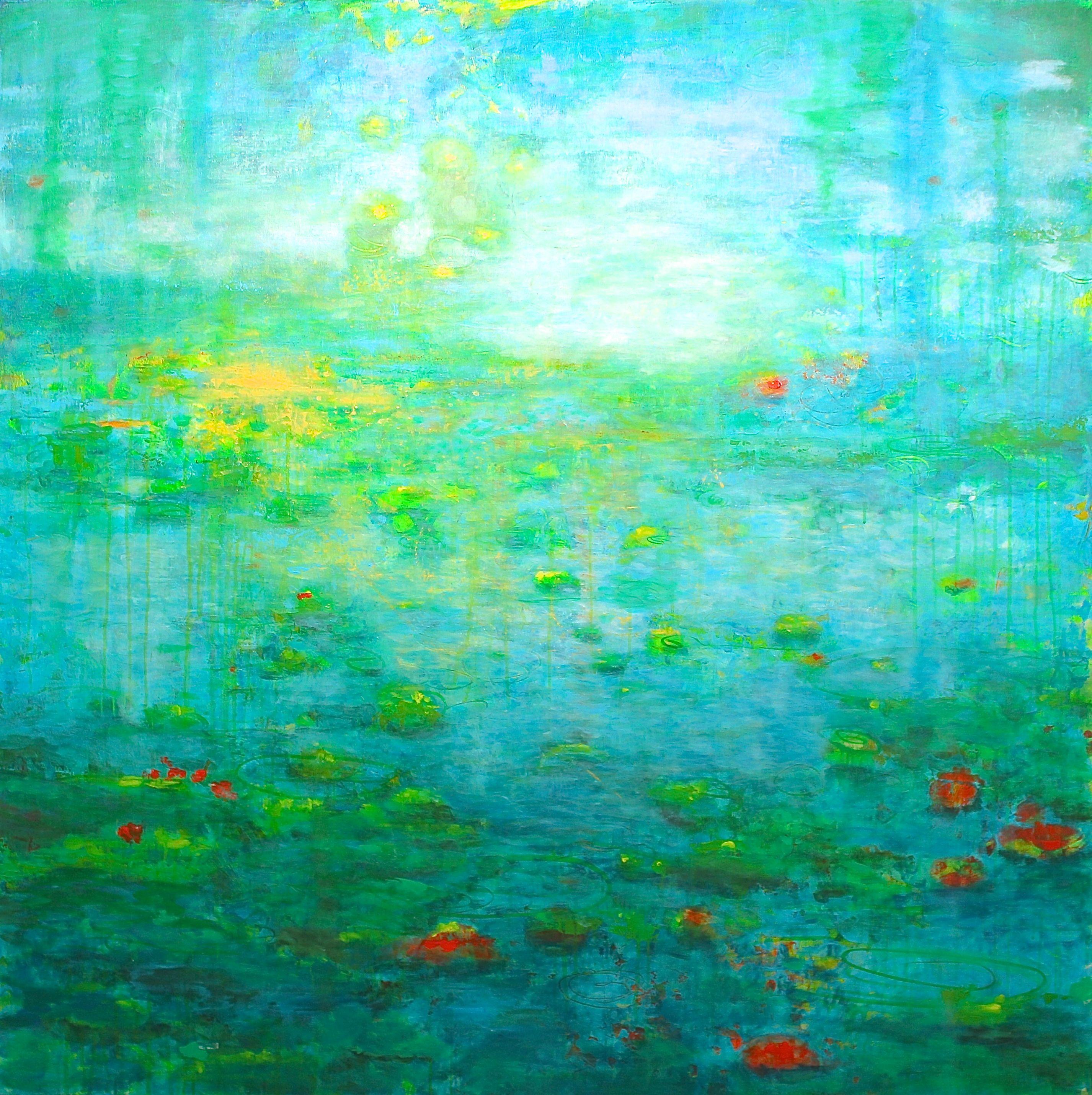 Paz, Pintura, Acrílico sobre lienzo - Painting de Laura Spring