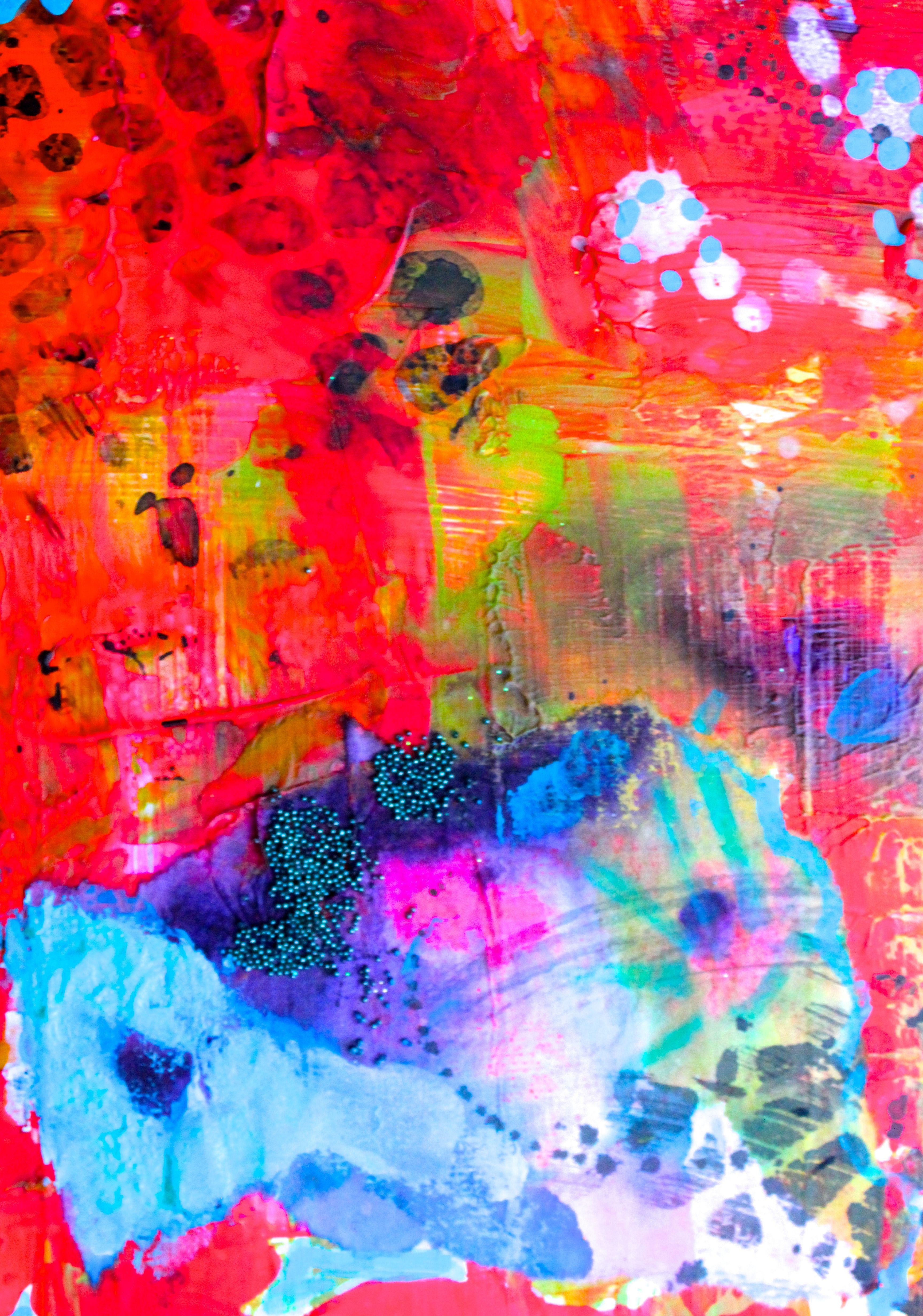 ¡Brilla! 6, Pintura, Acrílico sobre panel MDF - Painting Abstracto de Laura Spring