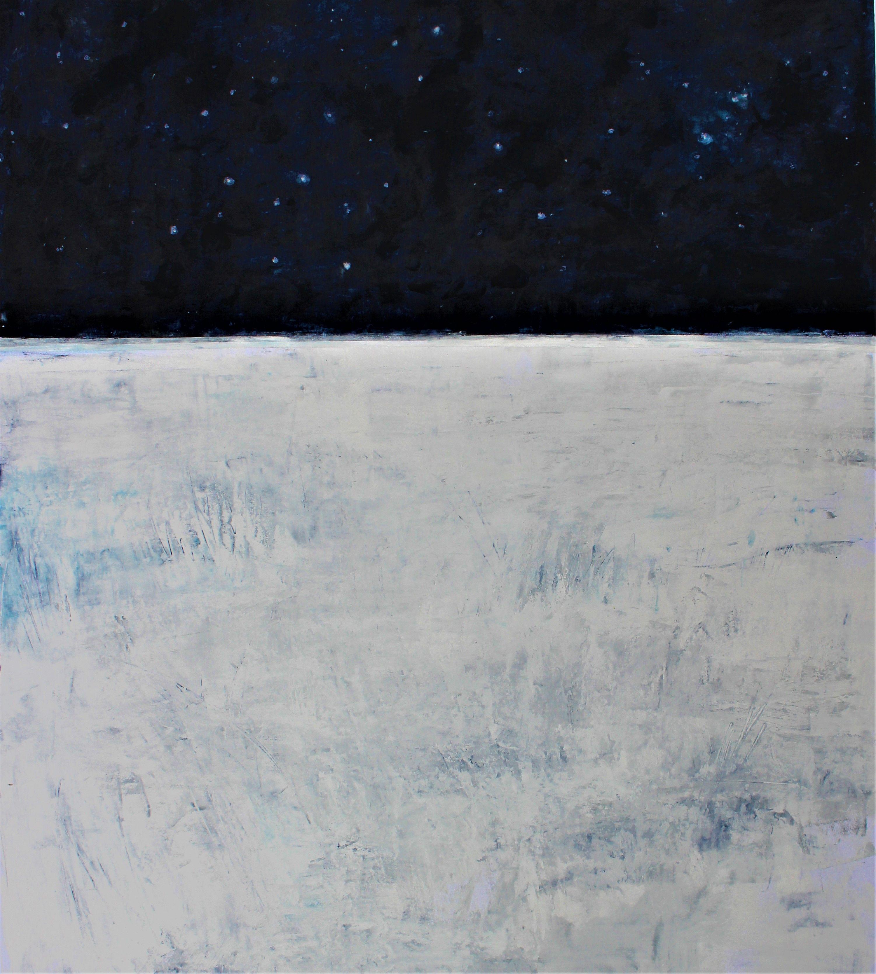 Noche de Paz 1, Pintura, Óleo sobre papel - Painting de Laura Spring