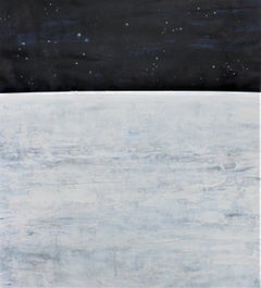Notte silenziosa 2, Pittura, Olio su carta