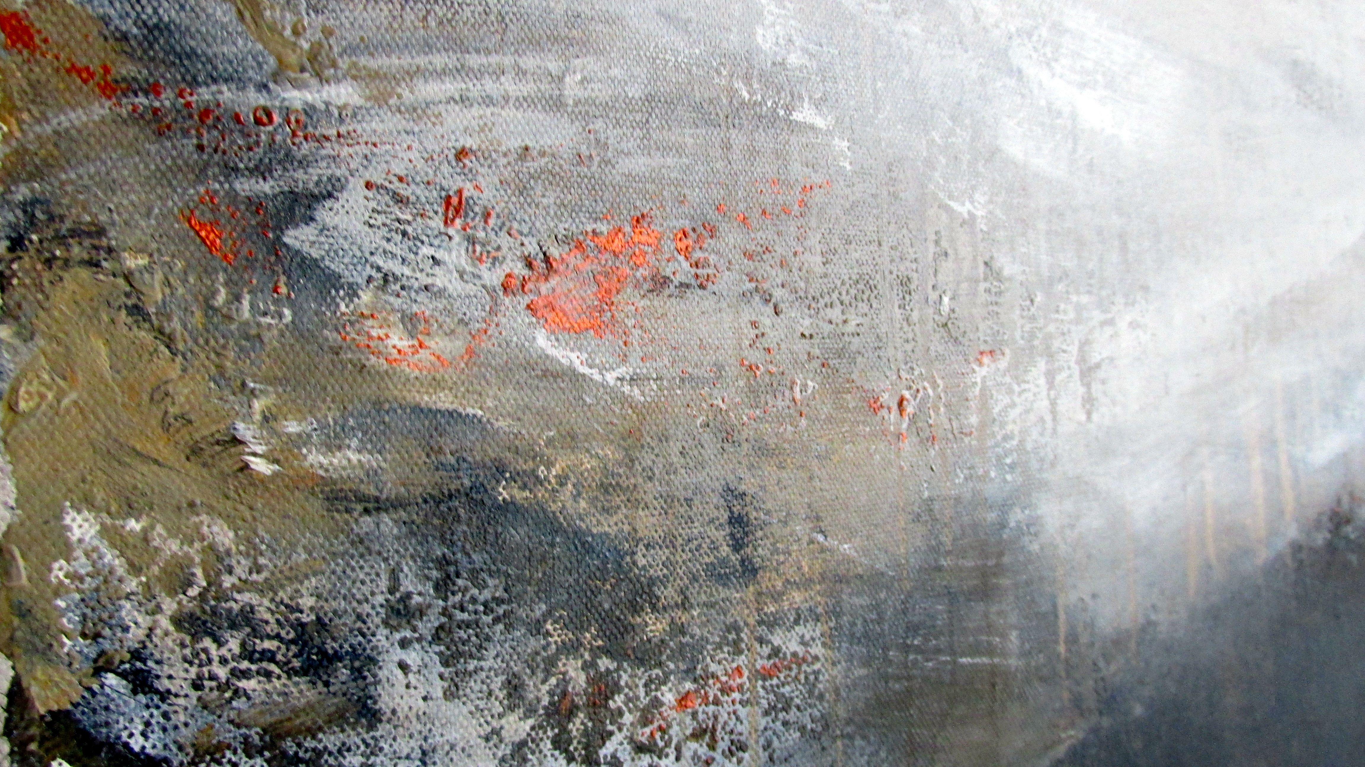 Somber Moods 2, peinture, acrylique sur toile - Painting de Laura Spring