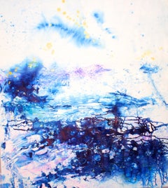 Starry Night, Gemälde, Acryl auf Papier