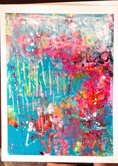 The map of the world 4, Painting, Acrylic on Paper